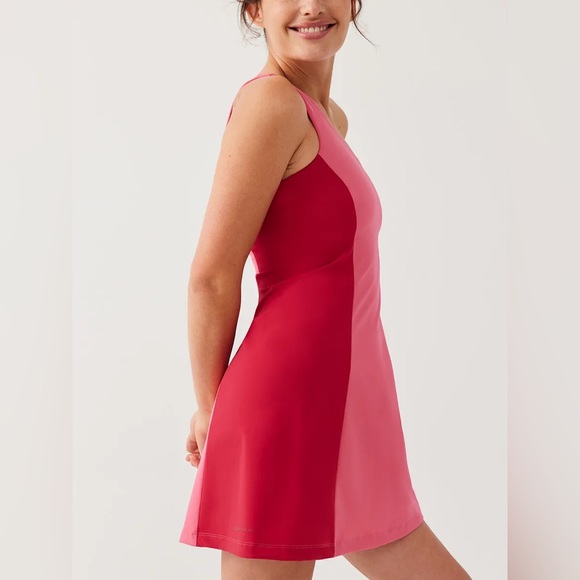 Outdoor Voices One Shoulder Asymmetrical Dress Athletic Mini Pink - Picture 4 of 11